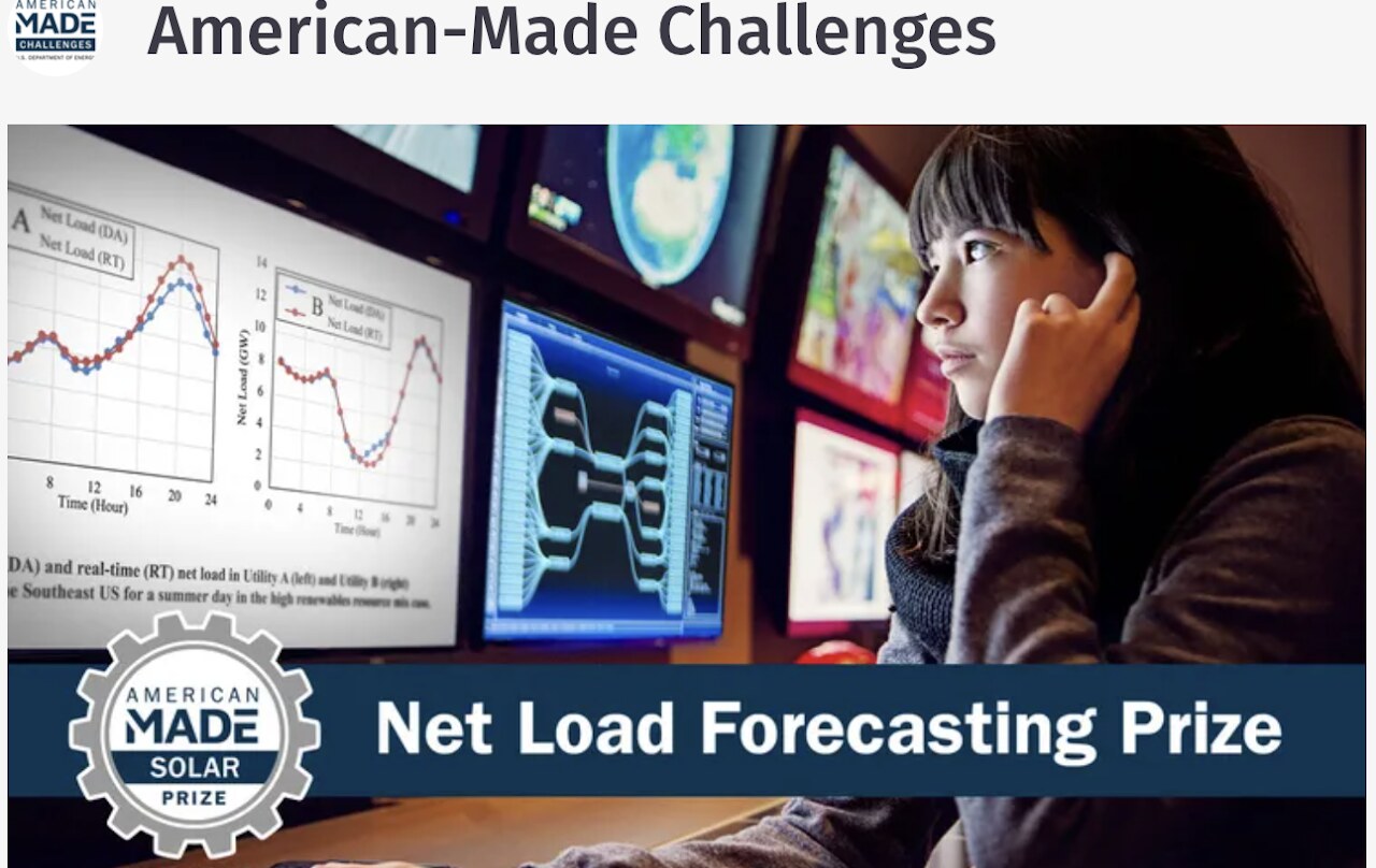 American-Made Challenges — Net Load Forecasting Prize